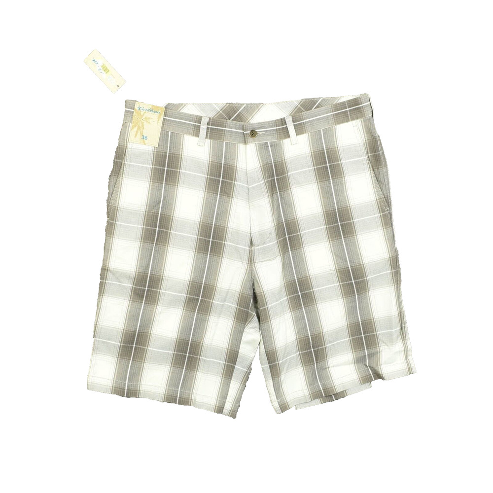 NEW Carribean Men's Size 36 Cargo Shorts Golf Lyocell Blend Multicolor Cotton Bl